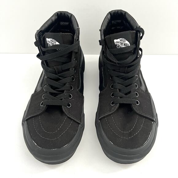 Vans Sneakers Off The Wall 721454 Sk8 Hi High Top Black Shoes Men 5 Women 6.5 - Picture 2 of 13